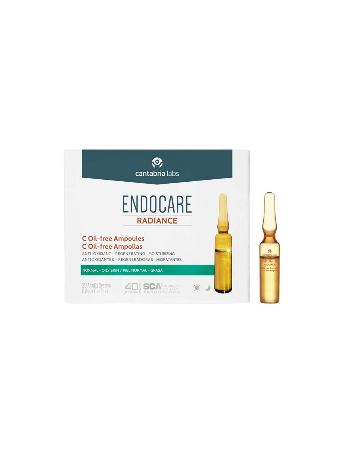 Endocare radiance c oil-free 2 ml 10 ampollas