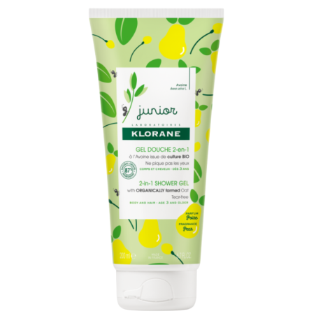 Klorane junior gel ducha 2 en 1  200 ml perfume pera