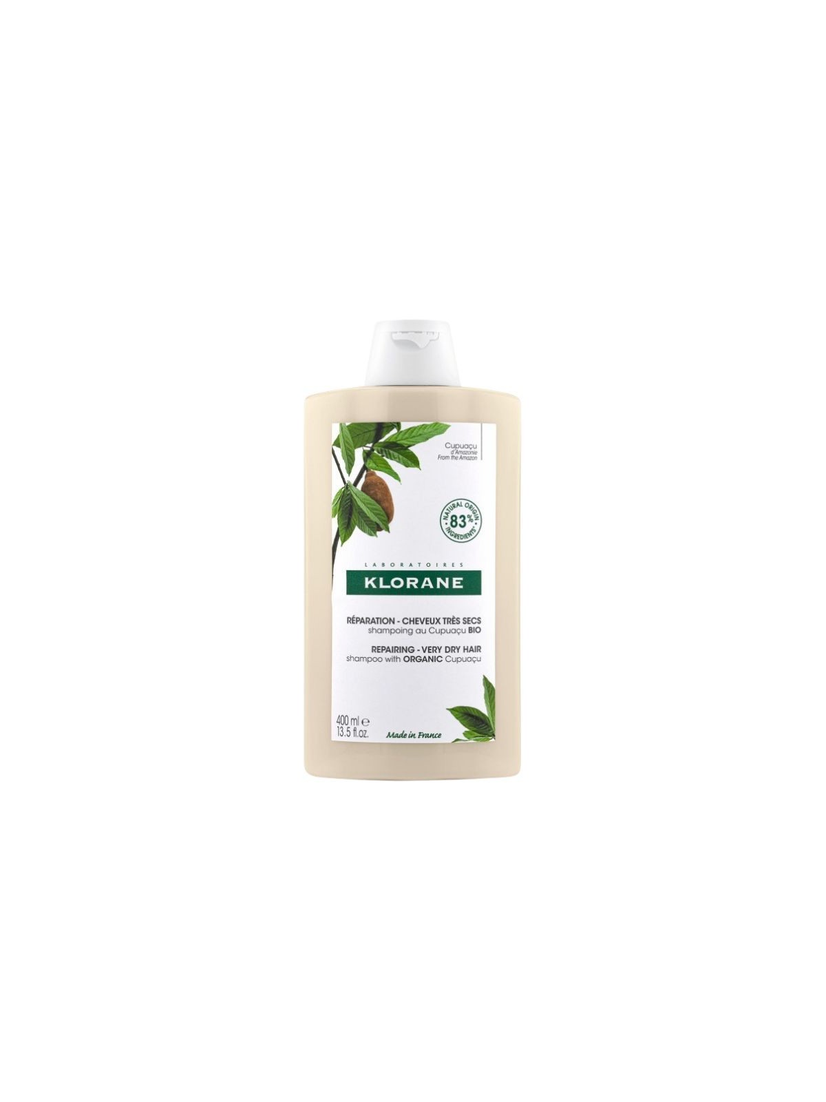 Klorane champú a la manteca de cupuaçu bio 400 ml