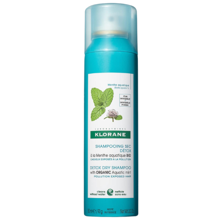 Klorane champú seco detox a la menta acuática  150 ml