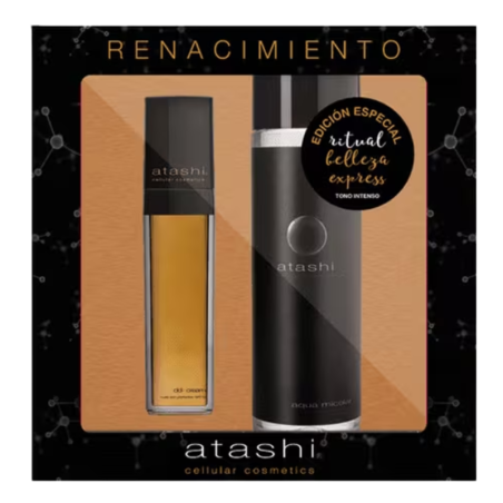 Atashi pack piel radiante nude skin dd cream y agua micelar