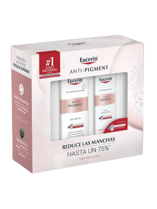 Eucerin Pack Anti Pigment Día SPF 30 crema y Anti Pigment Corrector de Manchas