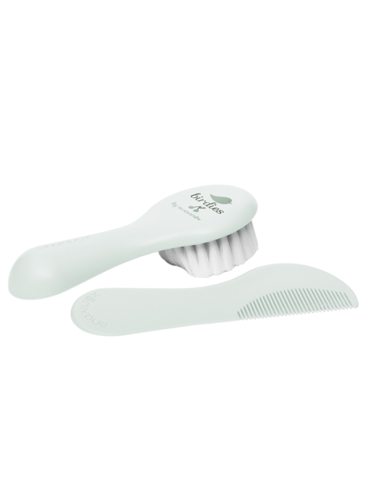 Suavinex set cepillo y peine verde