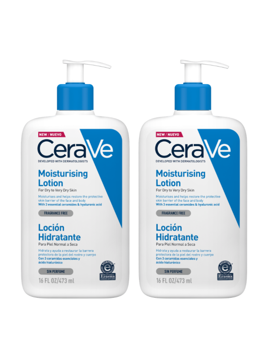 Cerave duplo locion hidratante 2 x 473ml