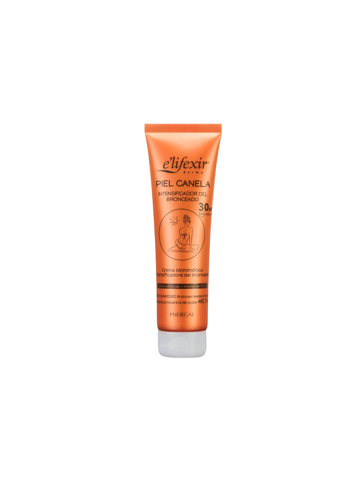 E´lifexir dermo piel canela intensificador del bronceado spf 30