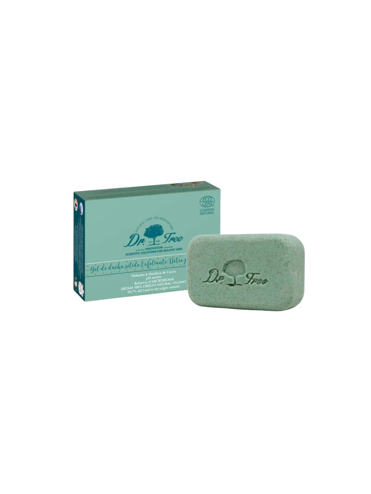 Dr Tree gel de ducha solido exfoliante detox piel sensible 120 g