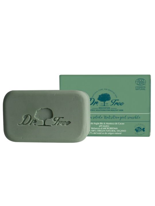 Dr Tree gel de ducha solido nutritivo piel sensible 120 g
