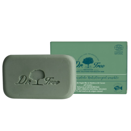 Dr Tree gel de ducha solido nutritivo piel sensible 120 g