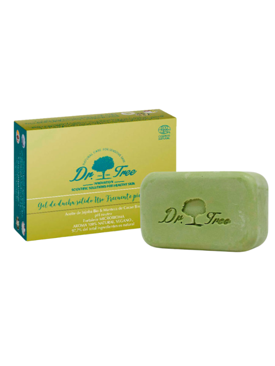 Dr Tree gel de ducha solido uso frecuente piel sensible 120 g