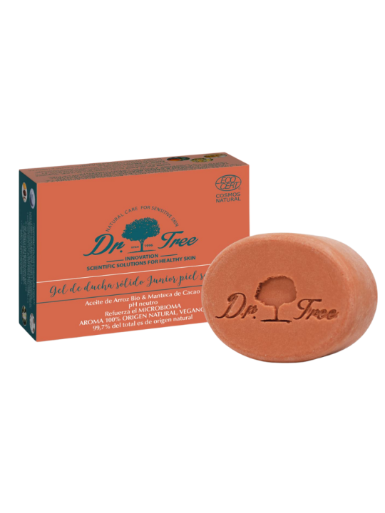 Dr Tree gel de ducha solido junior piel sensible 1 pastilla 75 g