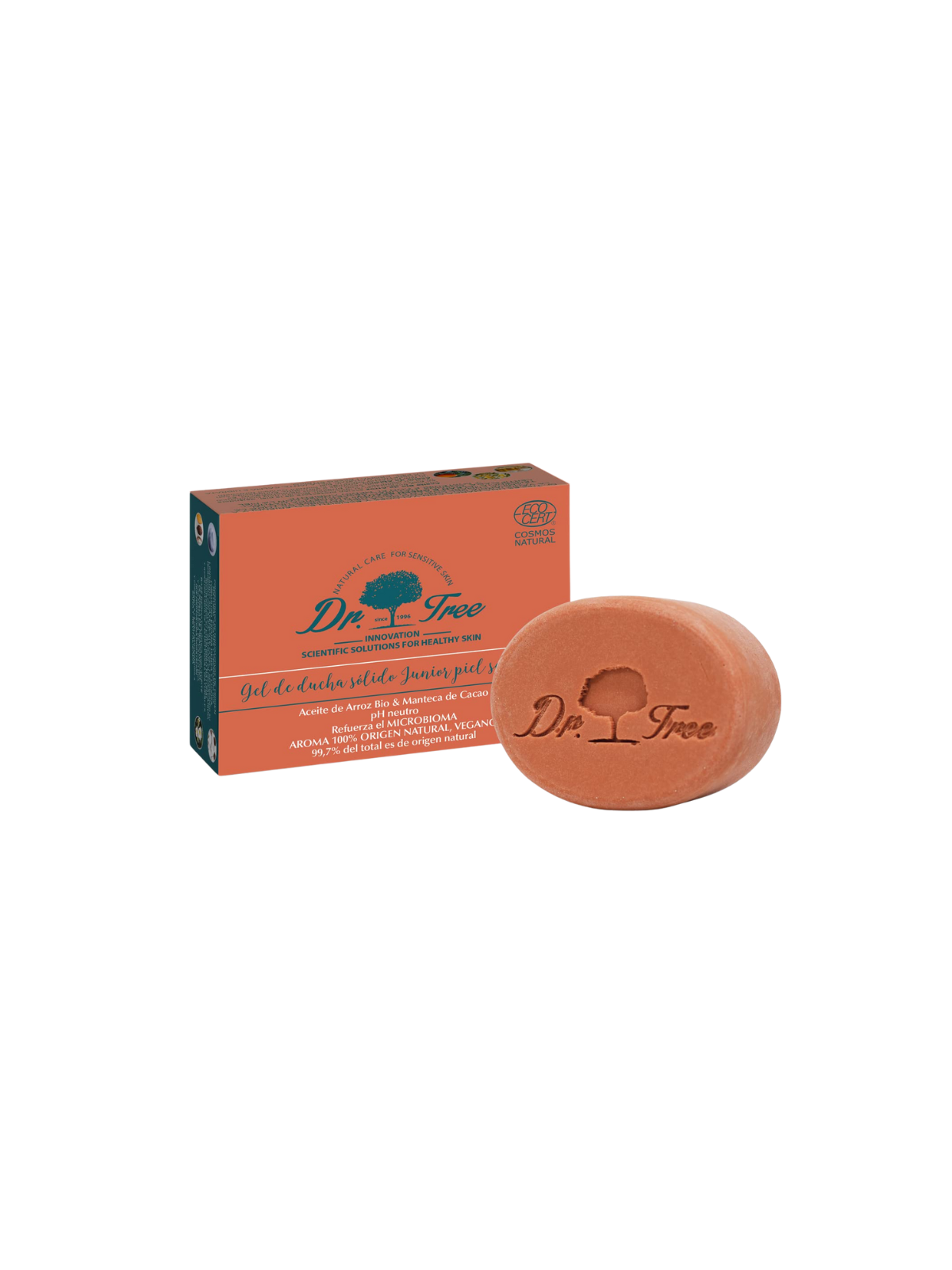 Dr Tree gel de ducha solido junior piel sensible 1 pastilla 75 g
