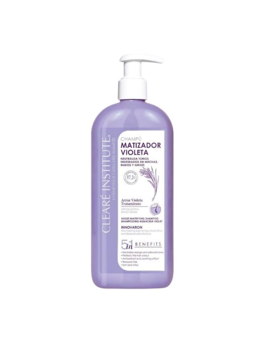 Cleare institute champu matizador violeta 1 envase 400 ml