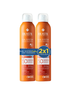 Rilastil sun system baby transparente spray spf 50+ duplo 200 ml