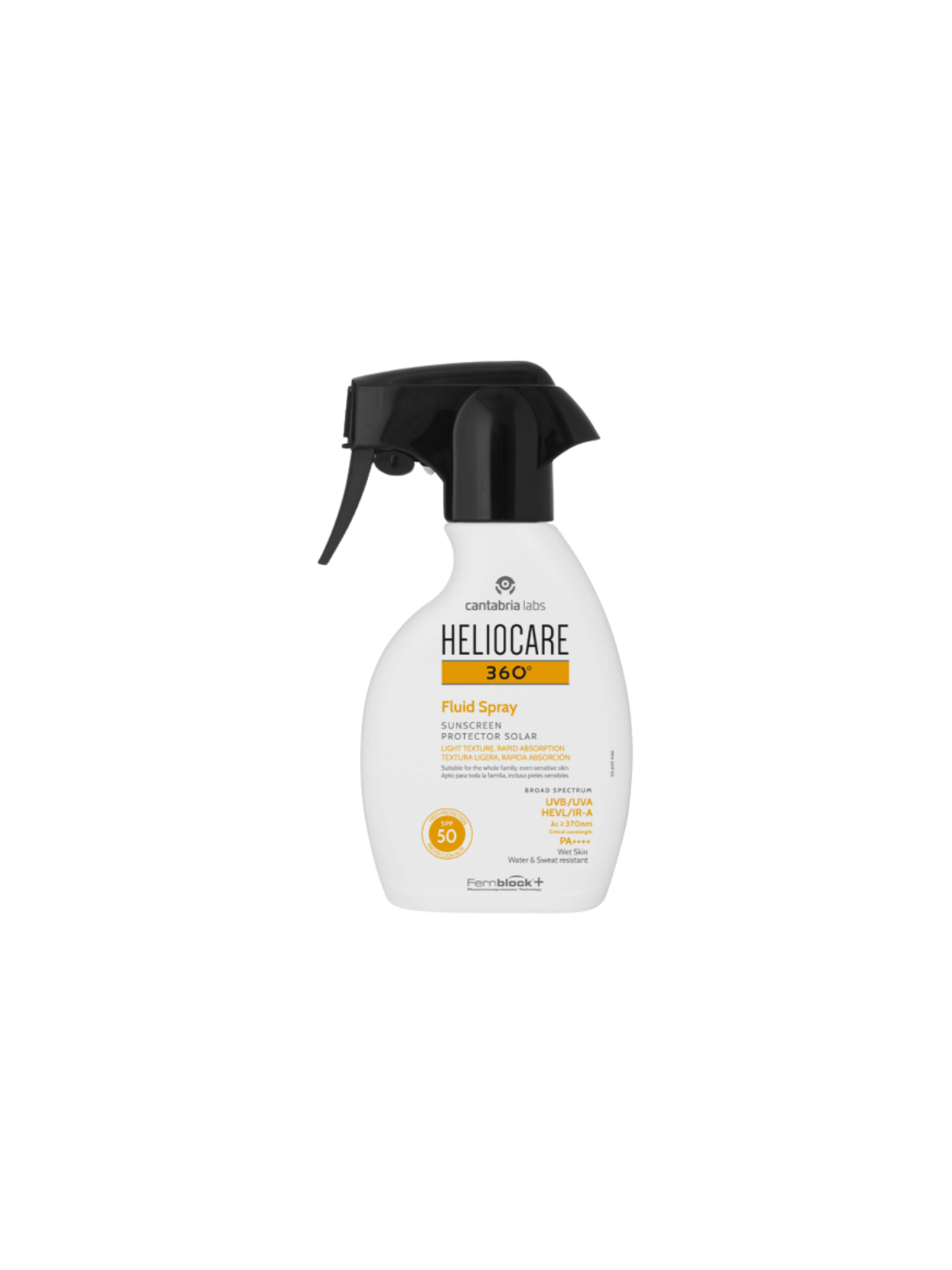 Heliocare 360º fluid protector solar spray spf 50 1 envase 250 ml