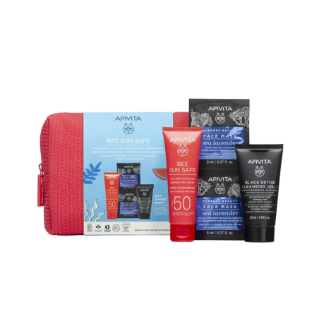 Apivita Bee Sun Safe neceser Antimanchas y Antiedad SPF 50 50 ml