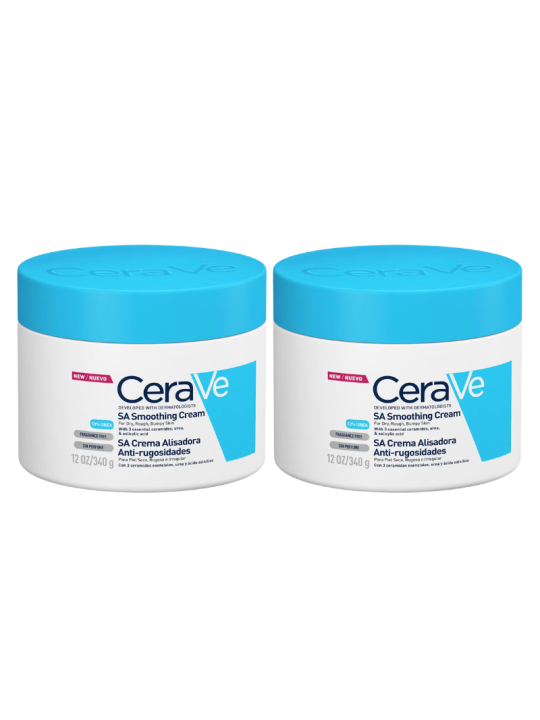 Cerave duplo crema alisadora anti-rugosidades 2 x 340g