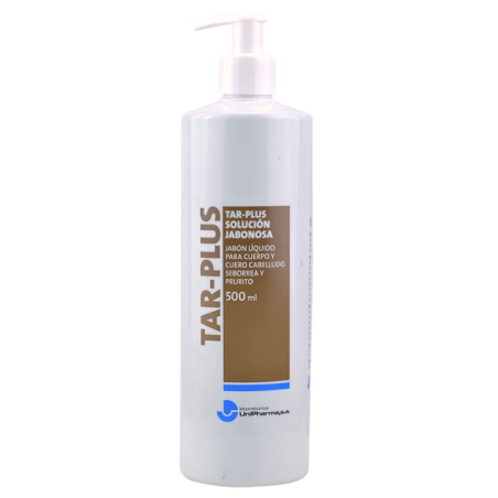 Tar-plus solución jabonosa cuerpo y cuero cabelludo 500 ml