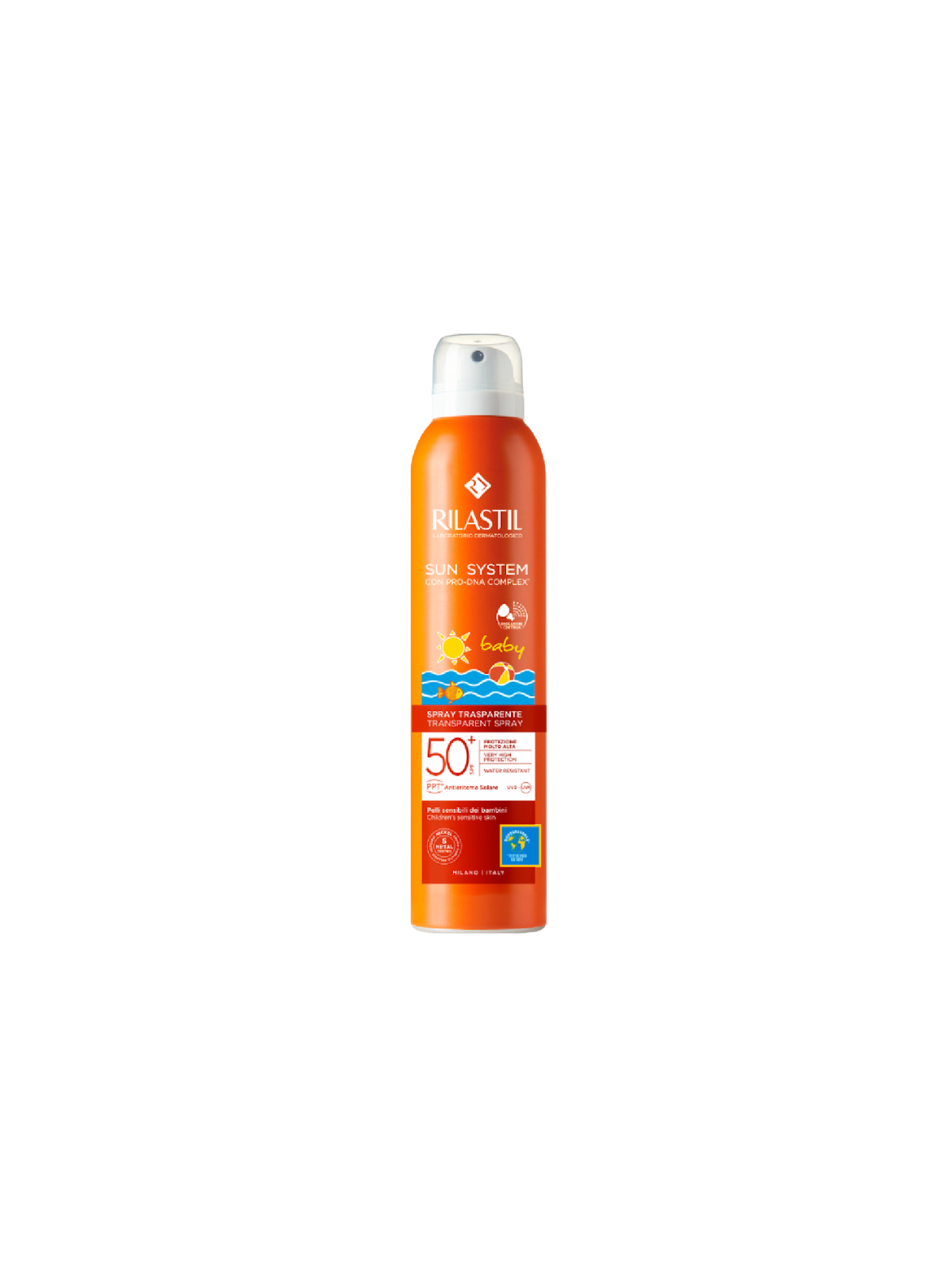 Rilastil Sun System 50+ spray transparente infantil