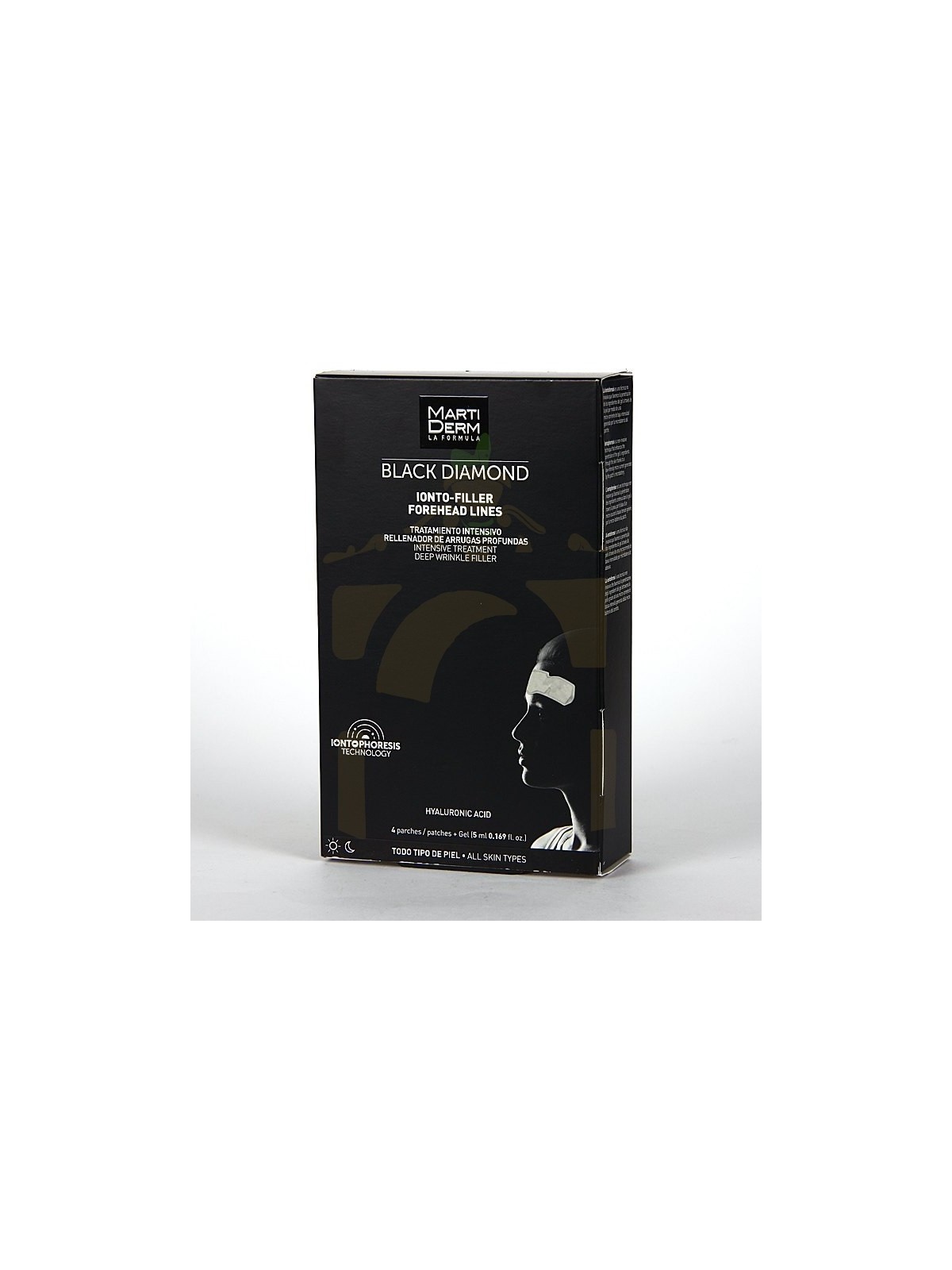 Martiderm ionto-filler forehead lines 4 parches + gel 1 envase 5 ml