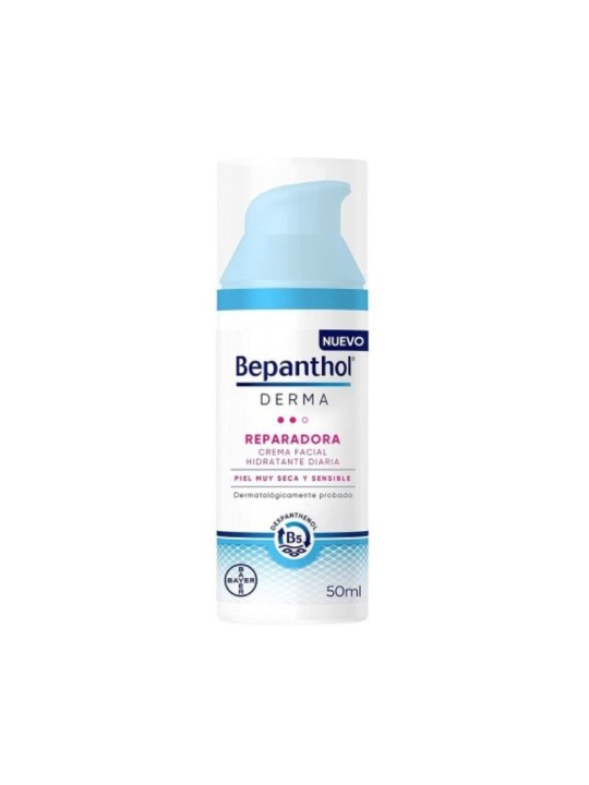 bepanthol derma reparadora crema facial hidratante diaria 1 envase 50 ml
