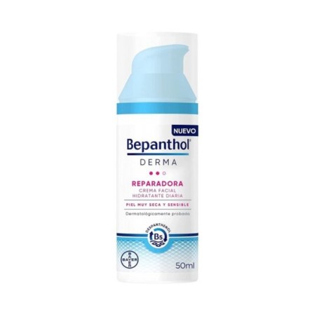 bepanthol derma reparadora crema facial hidratante diaria 1 envase 50 ml