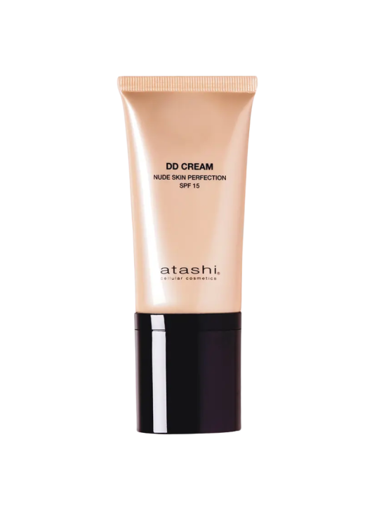 Atashi cellular cosmetics DD cream nude SPF 15 skin perfection 1 envase 50 ML tono claro