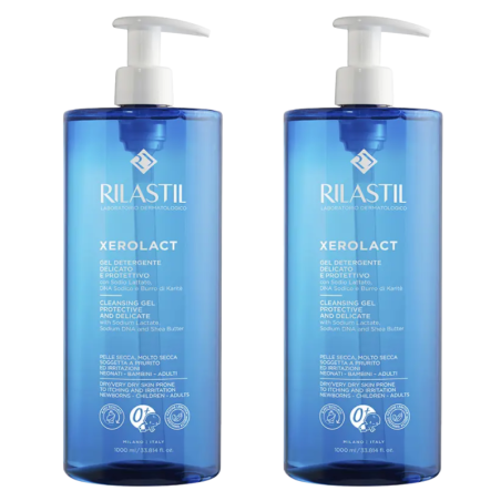 Rilastil Xerolact gel limpiador duplo 1L +1L
