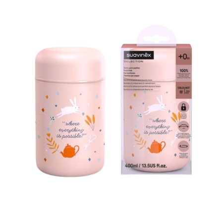 Suavinex termo para papillas niña 400 ml