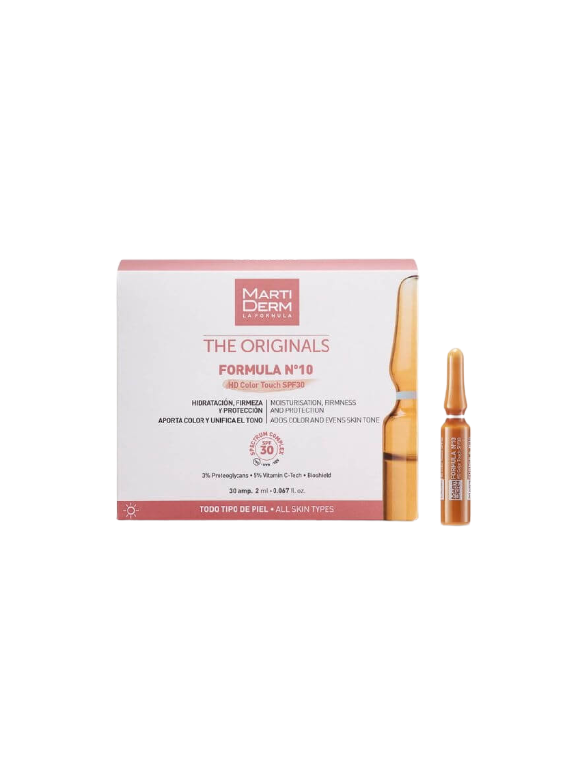 Martiderm formula 10 hd color touch SPF 30