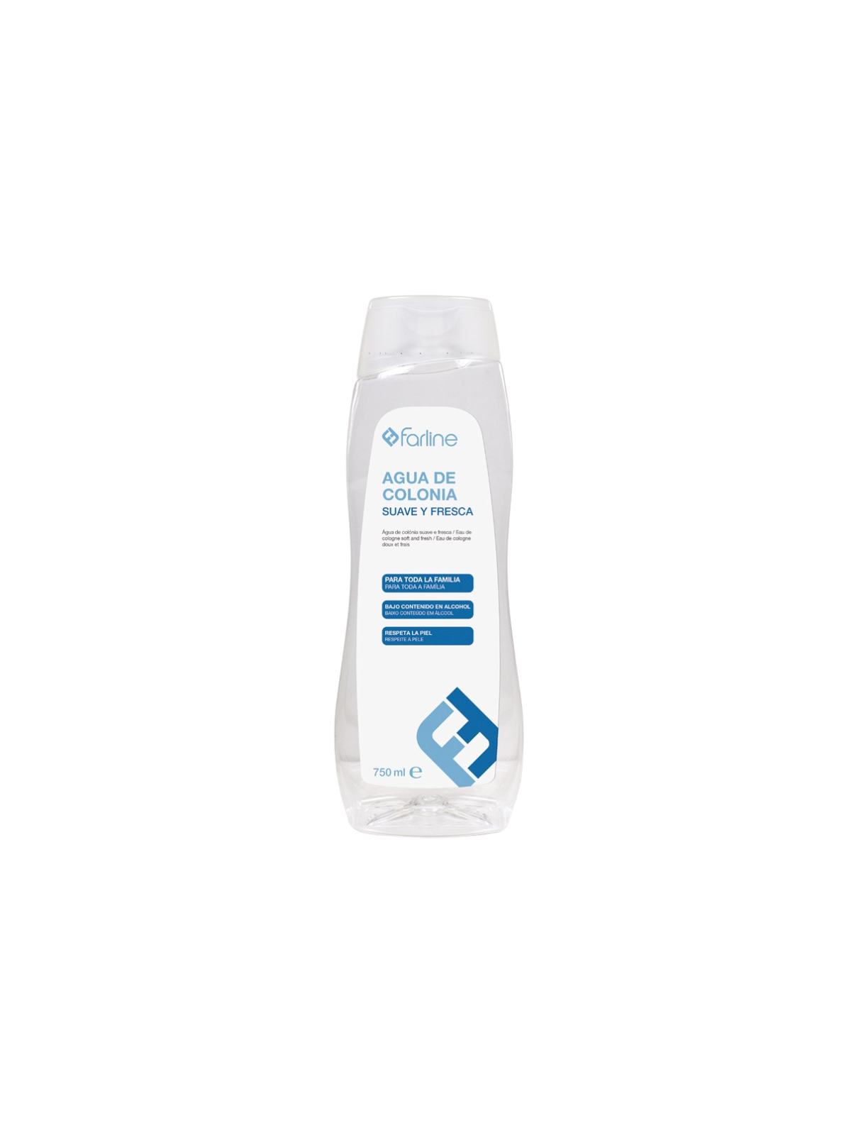 Farline colonia fresca y suave 750 ml