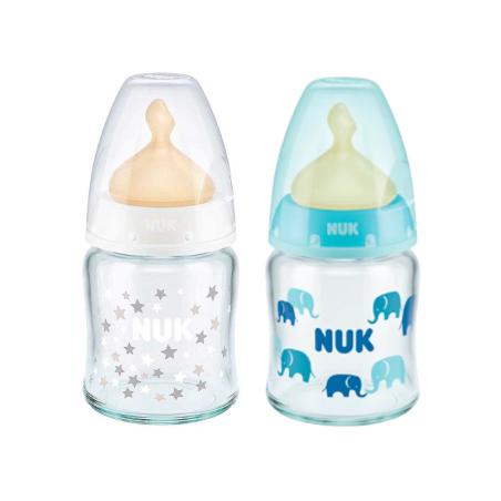 Nuk biberon first choice cristal latex 120ml