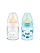 Nuk biberon first choice cristal latex 120ml