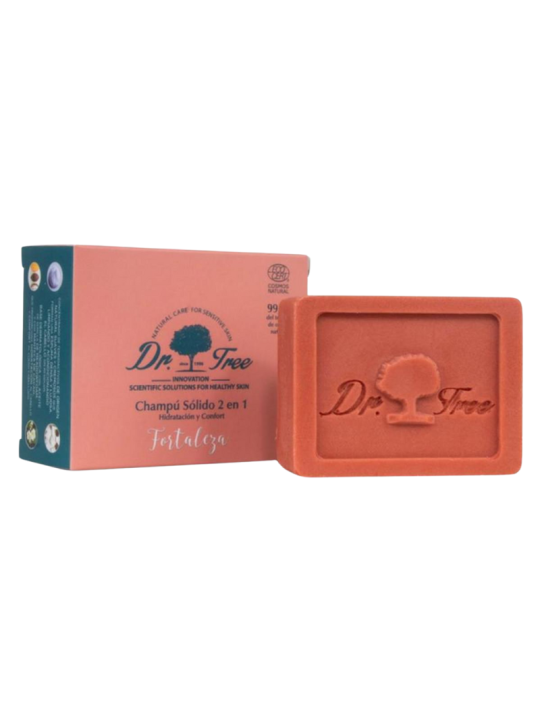 Dr Tree champú sólido 2 en 1 Fortaleza 75 gr