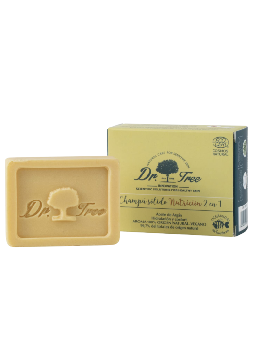 Dr Tree champú sólido 2 en 1 Nutrición 75 gr