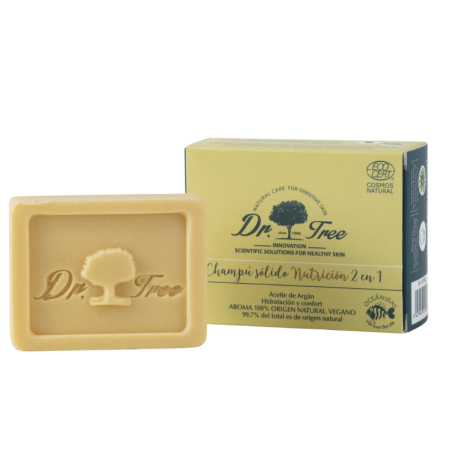 Dr Tree champú sólido 2 en 1 Nutrición 75 gr
