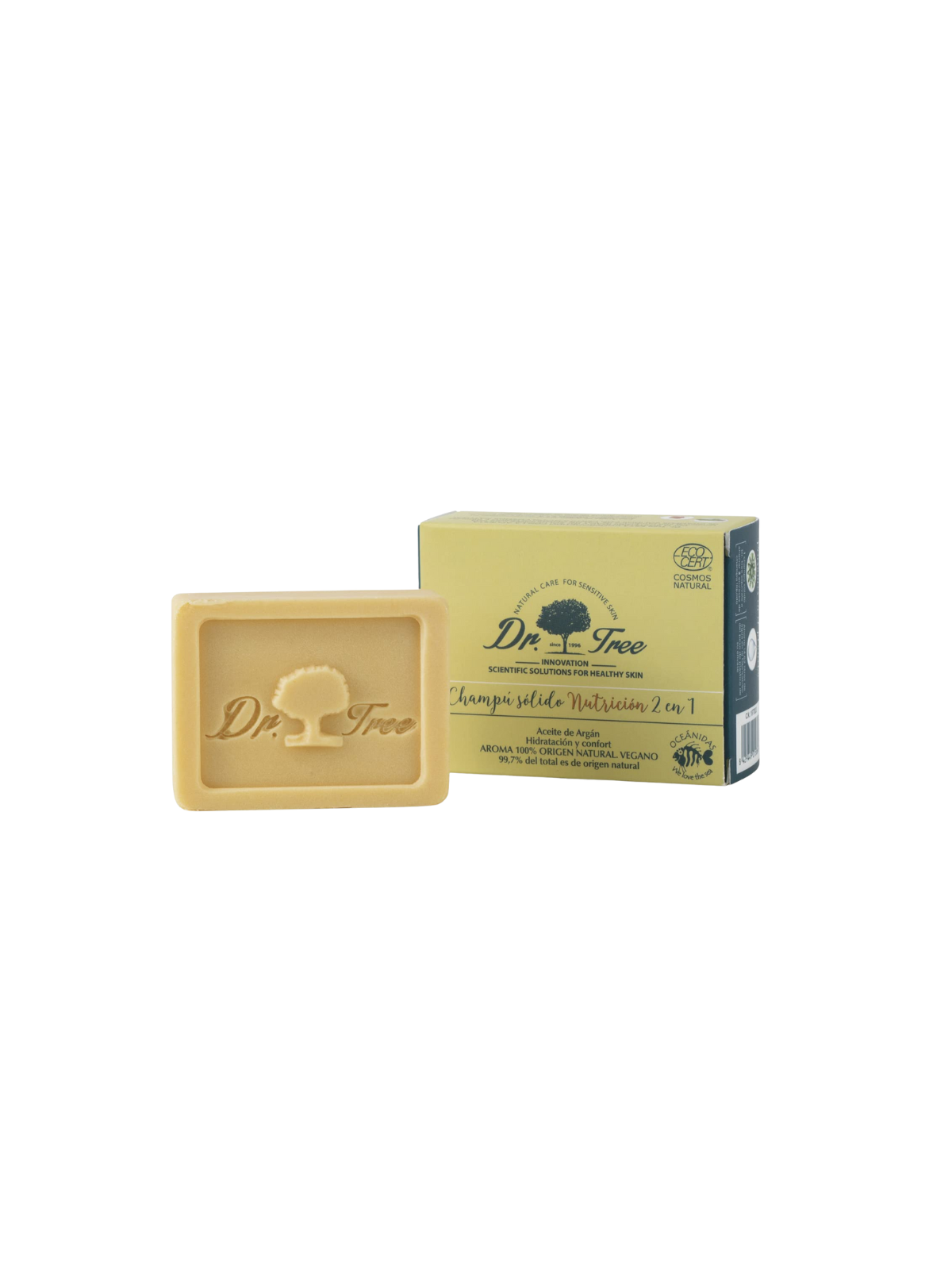 Dr Tree champú sólido 2 en 1 Nutrición 75 gr