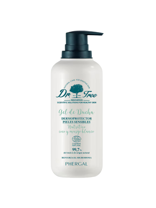 Dr Tree gel de ducha Nutritivo con Aroma a Coco y Musgo 500 ml