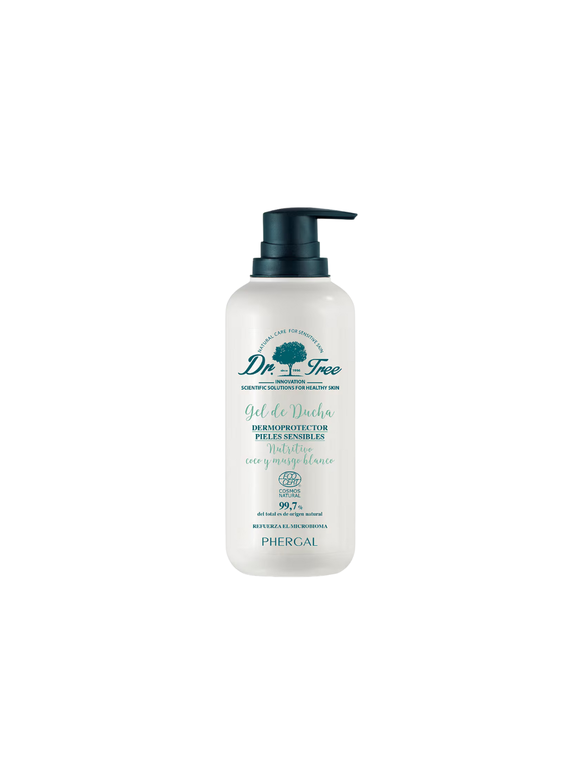Dr Tree gel de ducha Nutritivo con Aroma a Coco y Musgo 500 ml