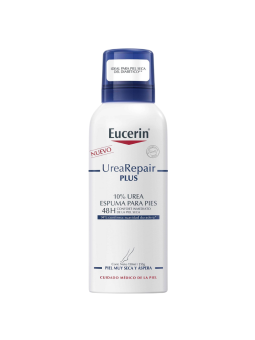Eucerin urearepair plus 10% urea espuma para pies 1 envase 150 ml