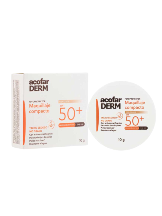 Acofarderm maquillaje compacto SPF 50+ 10 g