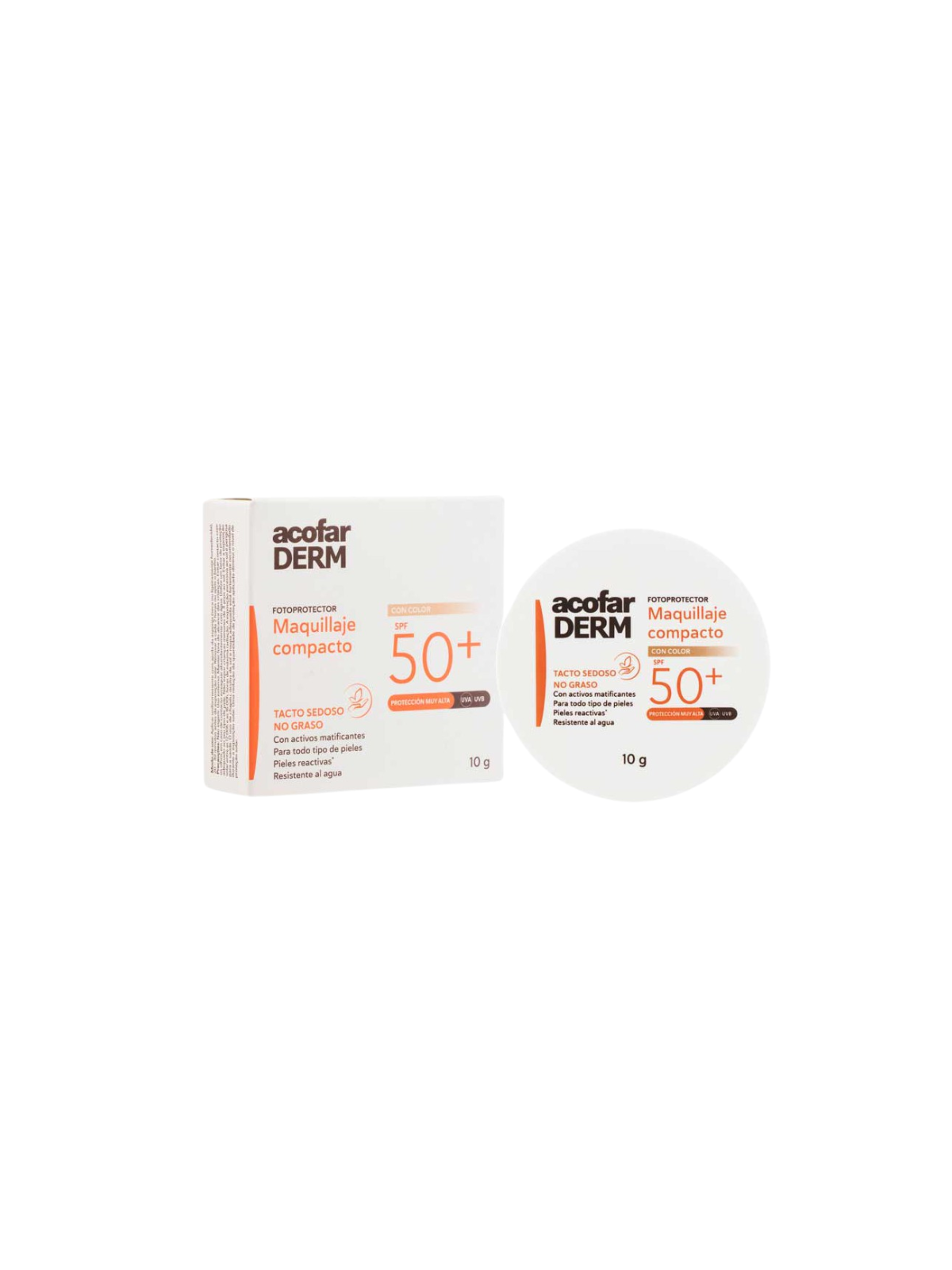 Acofarderm maquillaje compacto SPF 50+ 10 g