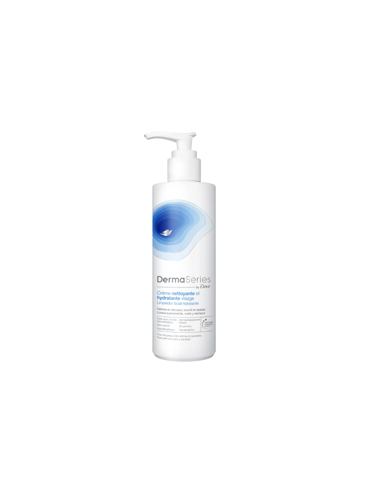 DermaSeries limpiador facial Hidratante 250 ml