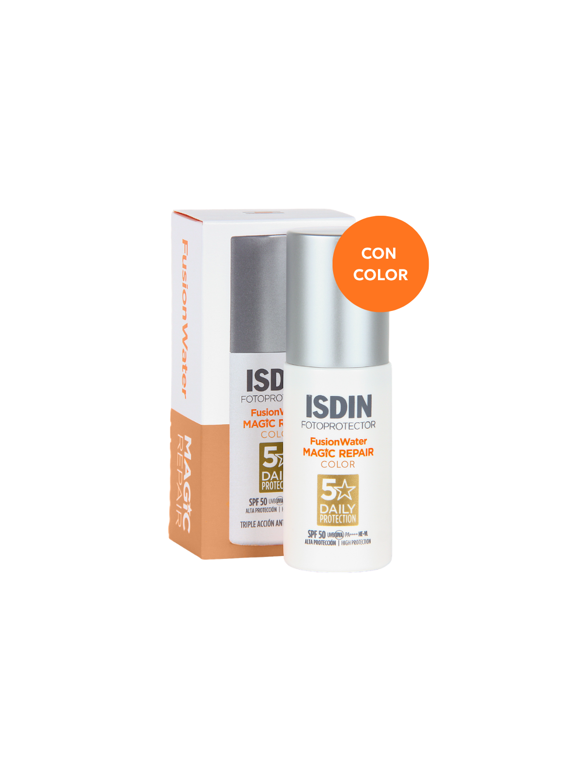 Isdin Fotoprotector Fusion Water Magic Repair COLOR SPF50 50 ml