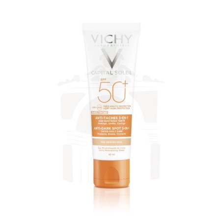 Vichy Capital Soleil Cuidado Antimanchas 3 en 1 con color SPF 50 50 ml