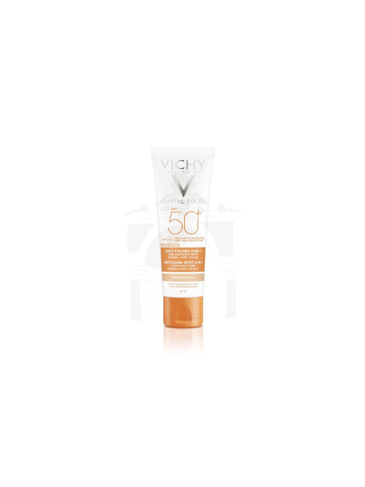 Vichy Capital Soleil Cuidado Antimanchas 3 en 1 con color SPF 50 50 ml