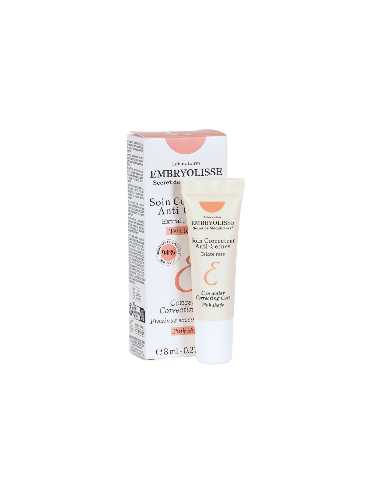 Embryolisse contorno de ojos anti ojeras rosa 8 ml