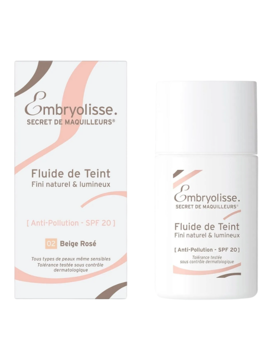 Embryolisse maquillaje fluido Beige Rose 02 SPF 20 30 ml