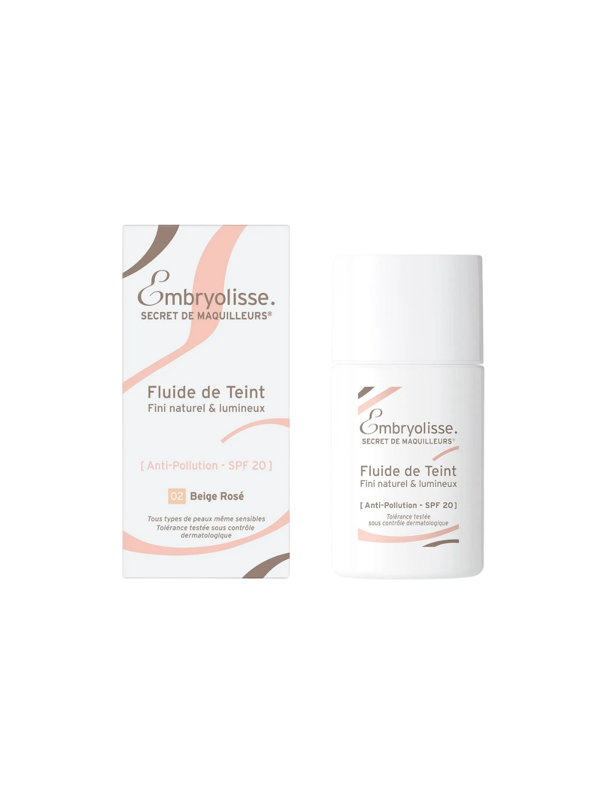 Embryolisse maquillaje fluido Beige Rose 02 SPF 20 30 ml