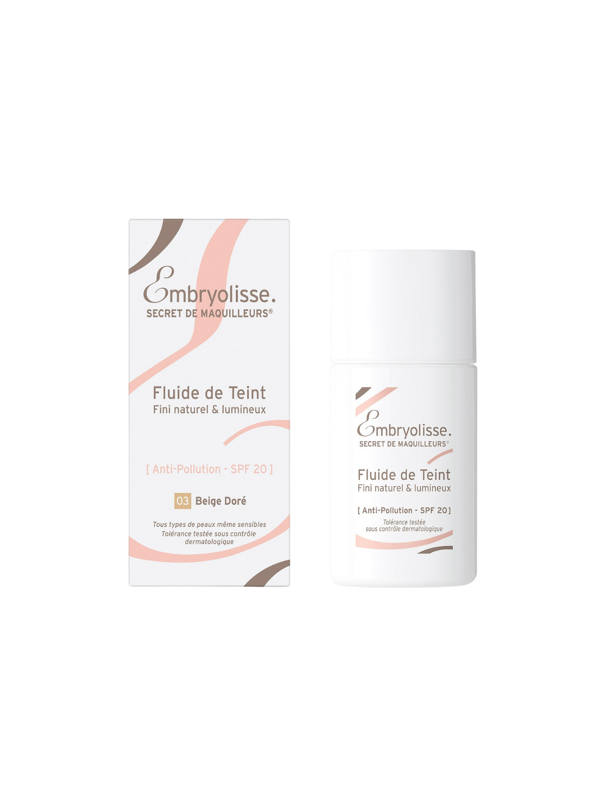 Embryolisse maquillaje fluido Beige Dore 03 SPF 20 30 ml