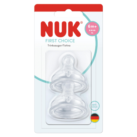Nuk tetina first choice 6m+ XL